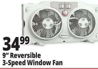Ocean State Job Lot Penguin 9 Twin Window Fan offer