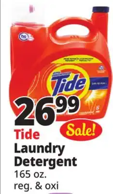 Ocean State Job Lot Tide Laundry Detergent offer