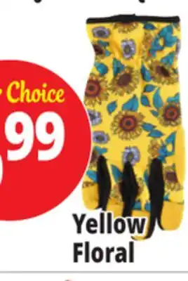 Ocean State Job Lot Yellow Floral offer