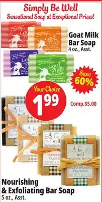Ocean State Job Lot Simply Be Well Soap offer