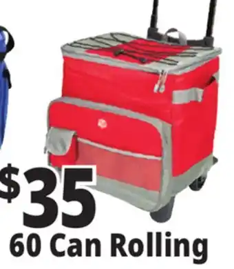 Ocean State Job Lot North Peak Hard Lined Rolling Cooler 60-can offer