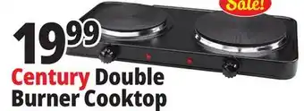 Ocean State Job Lot Century Double Burner Cooktop offer
