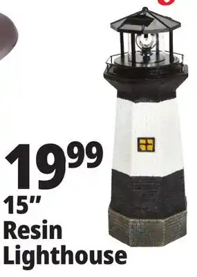 Ocean State Job Lot Solar Lighthouse with Rotating LED Light 15 offer