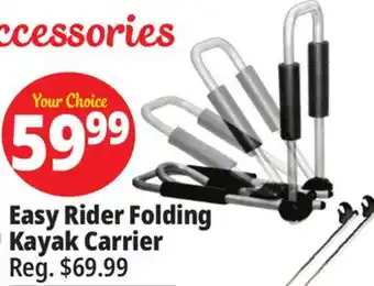 Ocean State Job Lot Easy Rider Folding Kayak Carrier offer