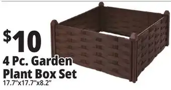 Ocean State Job Lot Raised Garden Bed 4-Piece offer