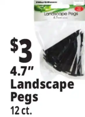Ocean State Job Lot Tiller & Rowe Landscape Pegs 12 Count offer