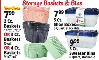 Ocean State Job Lot Storage Baskets & Bins offer