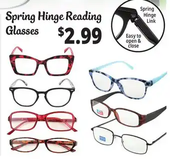 Ocean State Job Lot Spring Hinge Reading Glasses offer