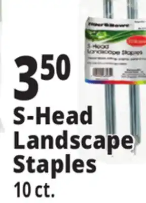 Ocean State Job Lot Tiller & Rowe S-Shaped Landscape Staples 10 Count offer