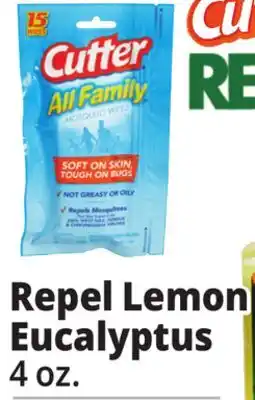 Ocean State Job Lot Repel Plant-Based Lemon Eucalyptus Insect Repellent 4 oz offer