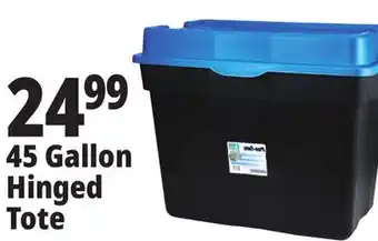 Ocean State Job Lot Gracious Living Pro-Tote Hinged Storage Tote 45 Gal offer