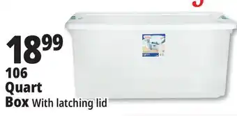 Ocean State Job Lot Sterilite Latch Top Storage Box 106 Qt offer