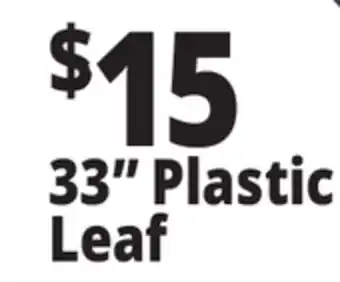 Ocean State Job Lot 33 Plastic Leaf Rake with Foam Grip Handle offer