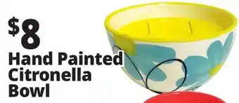 Ocean State Job Lot Citronella Bowl Candle offer