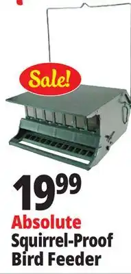 Ocean State Job Lot Absolute Squirrel-Proof Bird Feeder offer