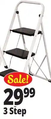Ocean State Job Lot Neat Living 3-Step Folding Ladder 40.6 offer