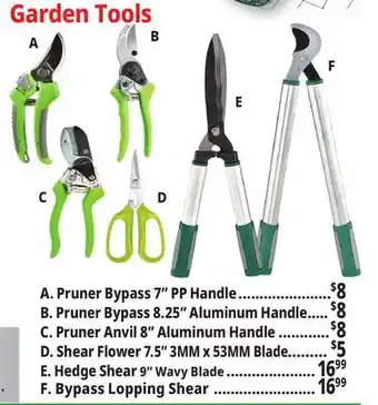 Ocean State Job Lot Garden Tools offer