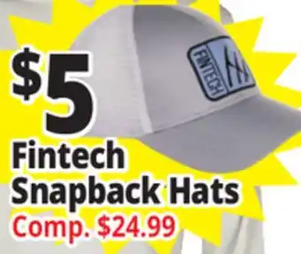 Ocean State Job Lot Fintech Snapback Hats offer