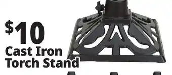 Ocean State Job Lot Cast Iron Torch Stand offer