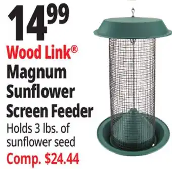 Ocean State Job Lot Wood Link Magnum Sunflower Screen Feeder offer