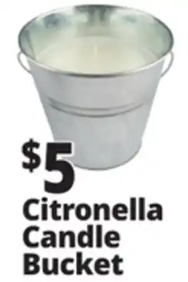 Ocean State Job Lot Citronella Candle Bucket offer