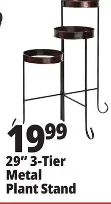Ocean State Job Lot 29 3-Tier Metal Plant Stand offer