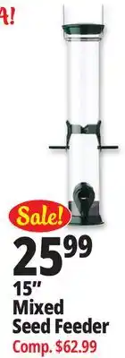 Ocean State Job Lot 15 Mixed Seed Feeder offer