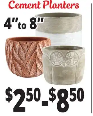 Ocean State Job Lot Cement Planters offer