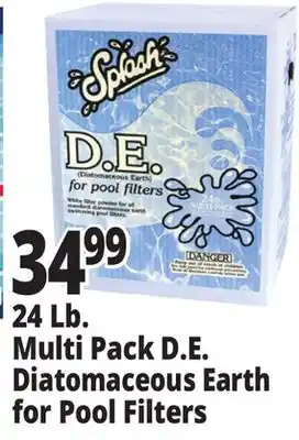 Ocean State Job Lot Splash D.E./Diatomaceous Earth Powder for Swimming Pools 24 lb Multi-Pack offer