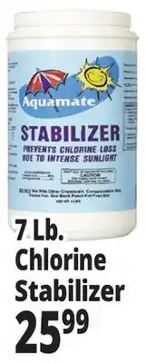 Ocean State Job Lot Aquamate Stabilizer and Conditioner 7 lbs offer