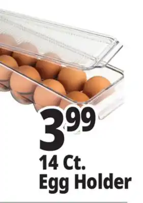Ocean State Job Lot Covered Egg Holder Fridge Bin offer