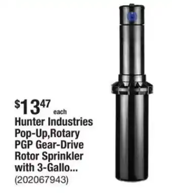 The Home Depot Hunter Industries Pop-Up,Rotary PGP Gear-Drive Rotor Sprinkler with 3-Gallo... offer
