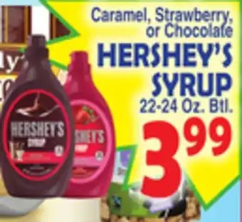 Bravo Supermarkets HERSHEY'S SYRUP offer
