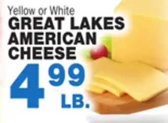 Bravo Supermarkets GREAT LAKES AMERICAN CHEESE offer