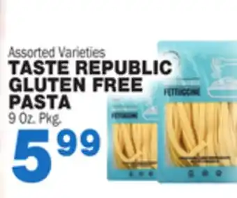 Bravo Supermarkets TASTE REPUBLIC GLUTEN FREE PASTA offer