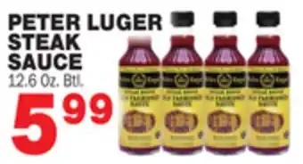 Bravo Supermarkets PETER LUGER STEAK SAUCE offer