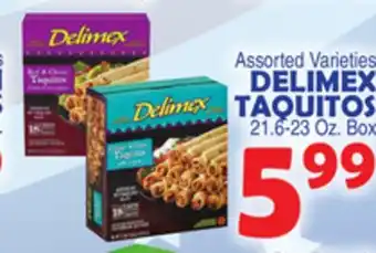 Bravo Supermarkets DELIMEX TAQUITOS offer