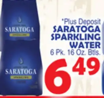 Bravo Supermarkets SARATOGA SPARKLING WATER offer