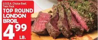 Bravo Supermarkets TOP ROUND LONDON BROIL offer