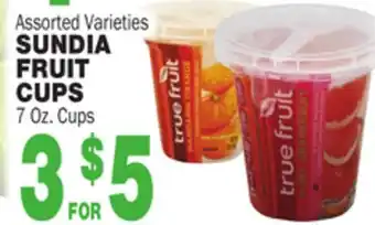 Bravo Supermarkets SUNDIA FRUIT CUPS offer