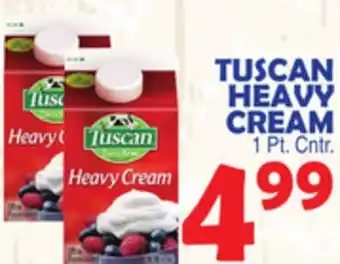 Bravo Supermarkets TUSCAN HEAVY CREAM offer