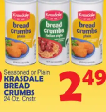 Bravo Supermarkets KRASDALE BREAD CRUMBS offer