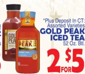 Bravo Supermarkets GOLD PEAK ICED TEA offer