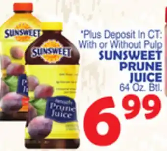 Bravo Supermarkets SUNSWEET PRUNE JUICE offer