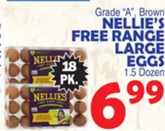 Bravo Supermarkets NELLIE'S FREE RANGE LARGE EGGS offer