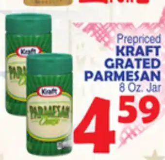 Bravo Supermarkets KRAFT GRATED PARMESAN offer