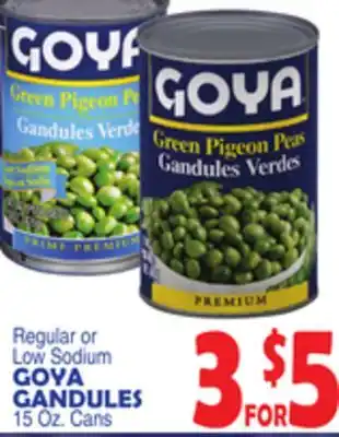 Bravo Supermarkets GOYA GANDULES offer