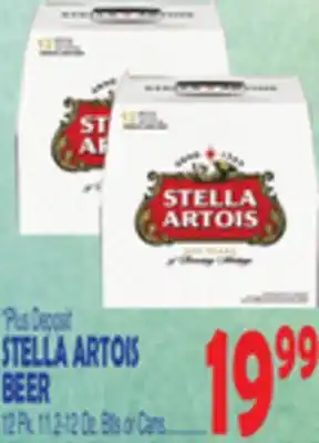 Bravo Supermarkets STELLA ARTOIS BEER offer