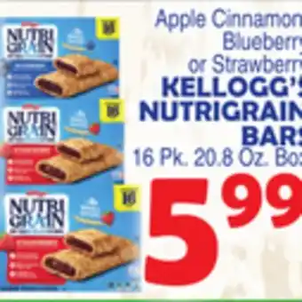 Bravo Supermarkets KELLOGG'S NUTRIGRAIN BARS offer