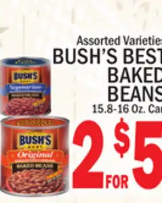 C Town BUSH'S BEST BAKED BEANS offer